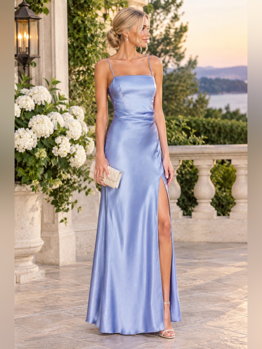 Bec & Bridge Nadia maxi dress in cornflower NWT